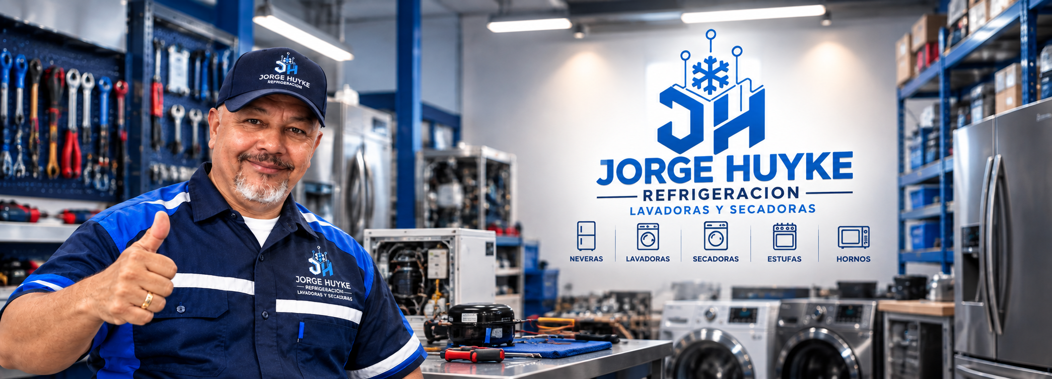 Jorge Huyke Refrigeración, servicio técnico de línea blanca en Barranquilla